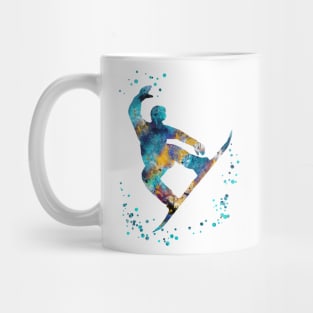 Male snowboarder, Mug